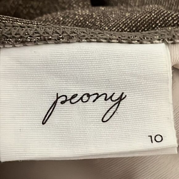 Peony gold swimsuit size 10AU / US6 ruched lined top - Picture 12 of 14